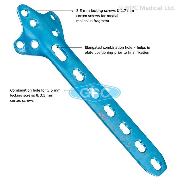 Locking Clavicle Hook Plate 3.5mm, Left & Right (fixLOCK