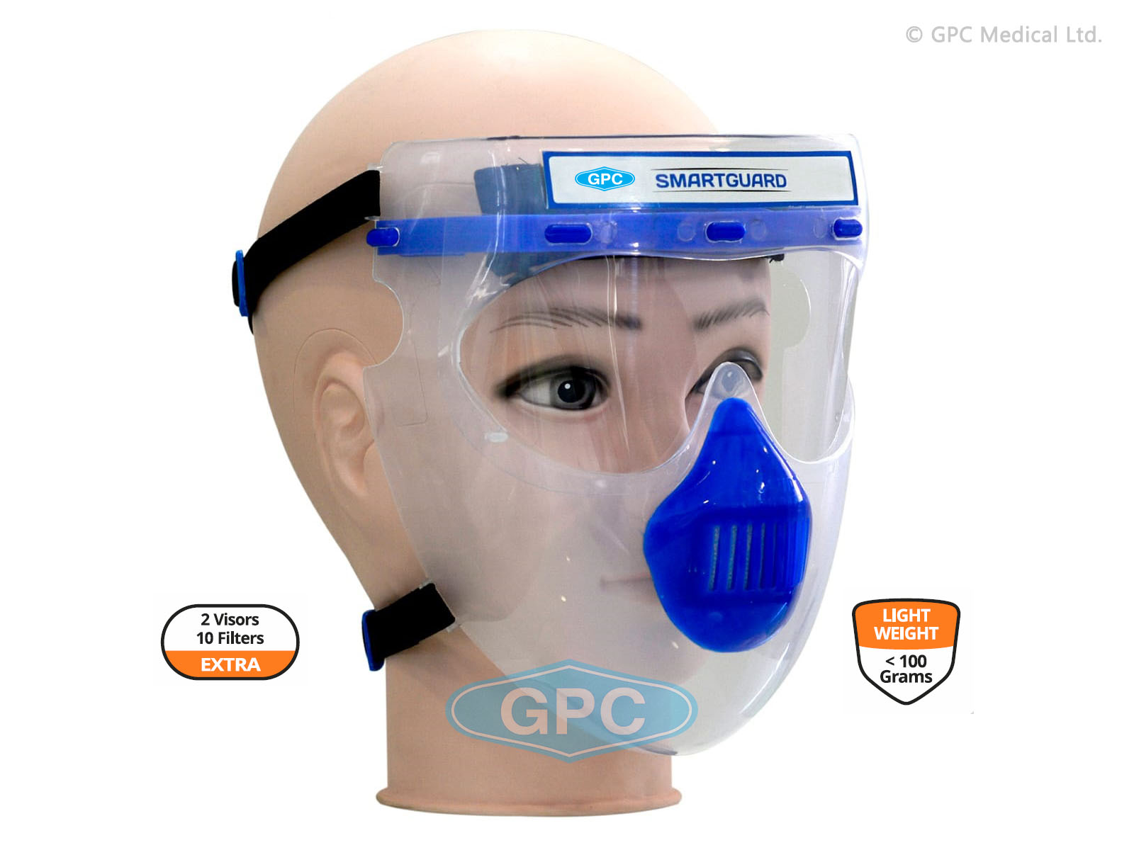 Reusable face on sale shield medical