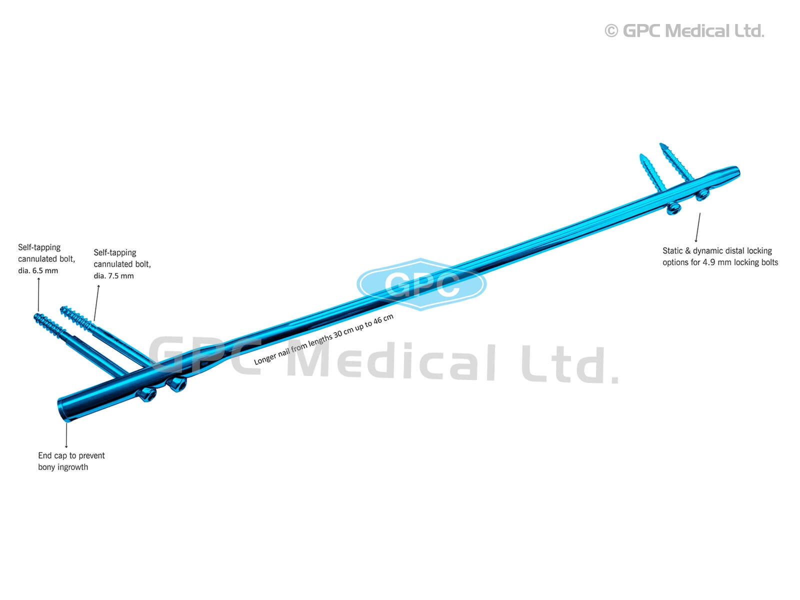 PediFIN® Pediatric proximal femoral nail - by the company OMAG