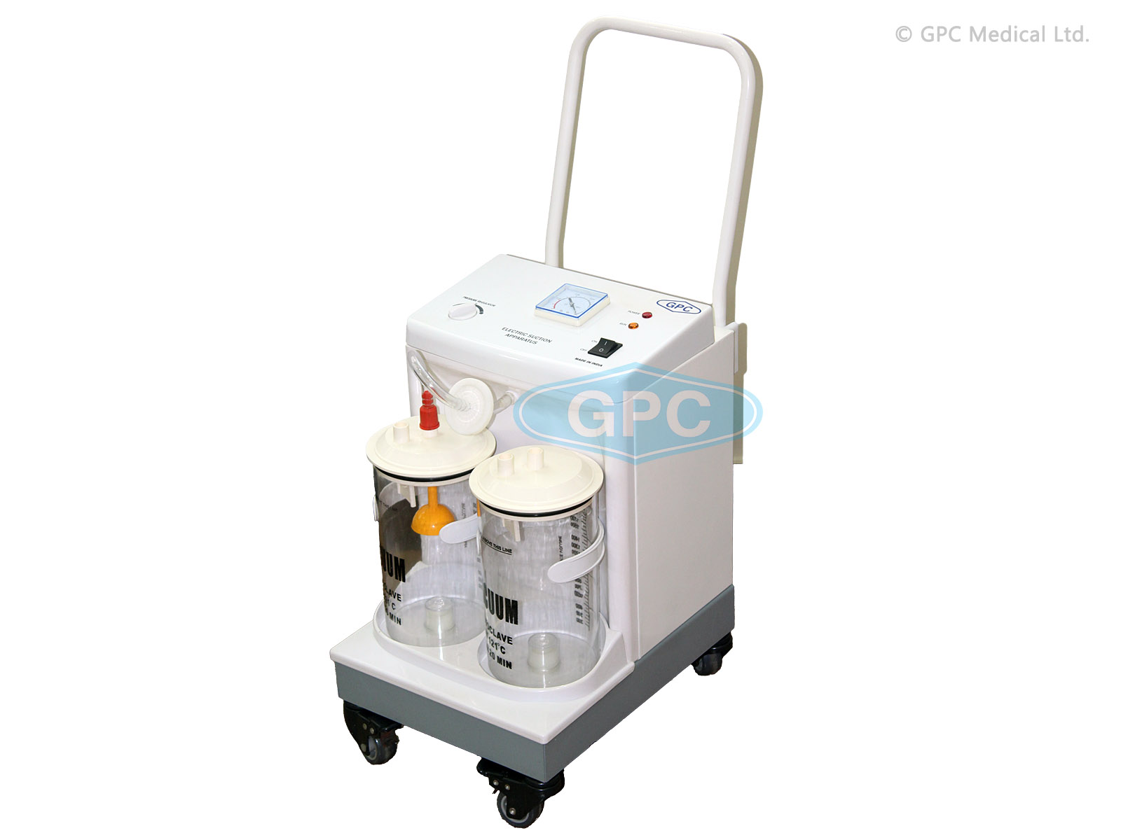 Suction Machine With Double Jar Abs Body