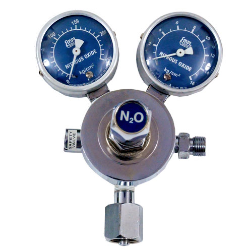 N₂0 Regulator Single Stage Double Gauge