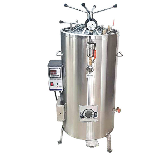 Vertical High Pressure Autoclave-Triple Wall with Digital Controller (Radial Lock)