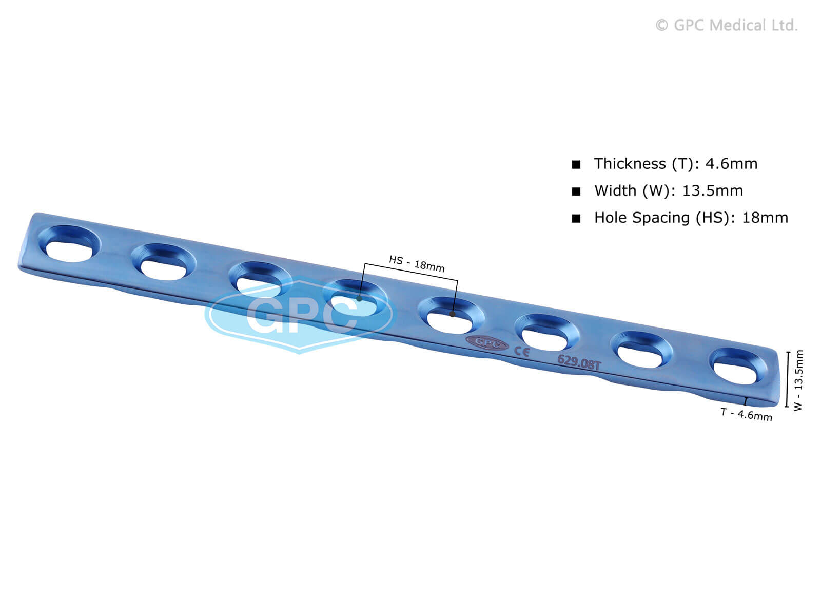 Limited Contact Dynamic Compression Plate Lc Dcp Narrow Manufacturer Supplier India